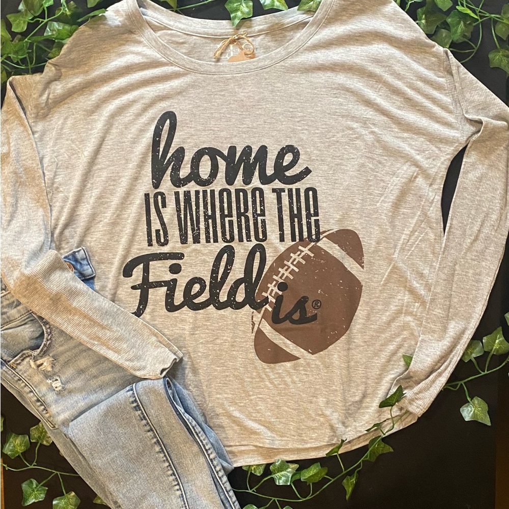 Long Sleeve Football Tee